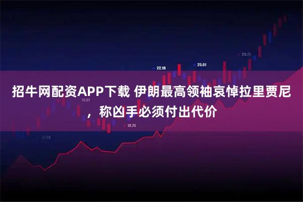 招牛网配资APP下载 伊朗最高领袖哀悼拉里贾尼，称凶手必须付出代价